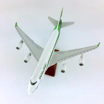 30CM Irak Airways líneas aéreas de Aviones Airbus 1:230 escala Boeing B747-400 modelo W base fundido aleación de plástico airplaen Juguete de niño plano