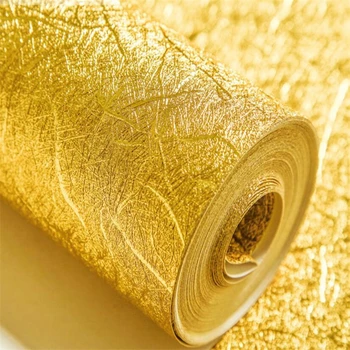 Wellyu Gruesa de oro plata impermeable KTV bar papel tapiz hotel de lujo de la herramienta de TV de pared de fondo de la lámina de oro wallpaper