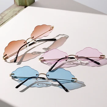2020 de la Moda de los Pequeños Sin Nubes Gafas de sol de las Mujeres de la Vendimia de Lujo de la Marca de Gafas de Sol de colores Tonos UV400 gafas de sol