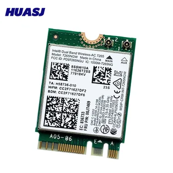 Huasj nuevo para Intel 7265NGW FRU:00JT469 7265ac BT4.0 WiFi Tarjeta de Red para T450 X250 T550 W450 L450 E450 G70-80 Yoga14