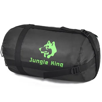Jungle King 0901 adulto grueso acolchado de cuatro agujeros de algodón bolsa de dormir para acampar al aire libre senderismo especial de camping bolsa de dormir 850-1500g