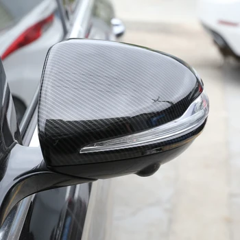 1 Par de Automóviles de Fibra de Carbono Lado del Espejo Retrovisor Tapa de ajuste para Mercedes Benz C/E/GLC/S Clase W205 W213 X253 W222