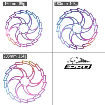 85 g/pc(160mm) 1pc Disco de Freno, Rotores de colores de 160 mm 180 mm 203 mm Disco de Rotores de Freno MTB de Montaña bicicleta Bicicleta Accesorios