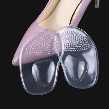 1 Par Antideslizante Plantillas de Zapatos de Gel de Silicona Ortesis de Soporte para el Arco Pastillas de Alto Soporte para el Arco del Pie Suela de tacos para las Mujeres Zapatos de Mujer