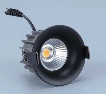 LED de la MAZORCA de Dimmable Foco Lámpara de Techo de AC85-265V 9W 12W 15W 18w de Aluminio Empotrado Downlights Ronda