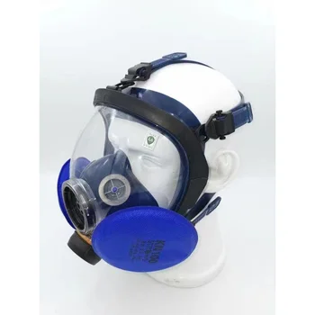 Química de la Máscara de Cara Completa Máscara de Gas a prueba de Polvo Respirador de Goma Industrial de Plaguicidas Pintura de Pulverización, la Máscara de Laboratorio de Soldadura