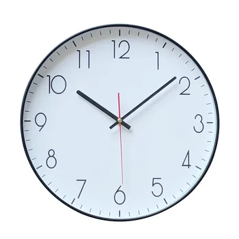 14 Pulgadas De Gran Reloj De Pared De La Sala De Estar Moderna De Metal Silenciosa Grandes Relojes De Pared Relojes De La Decoración Del Hogar, Cocina Horloge Mural De Regalo D087