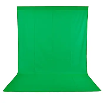 Neewer 10x12 pies/3x3.6 metros de Verde Chromakey Fibra Telón de fondo de Pantalla de Fondo para la Foto Estudio de Video, 4 Piezas Telón de fondo de las Abrazaderas