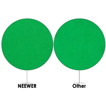 Neewer 10x12 pies/3x3.6 metros de Verde Chromakey Fibra Telón de fondo de Pantalla de Fondo para la Foto Estudio de Video, 4 Piezas Telón de fondo de las Abrazaderas