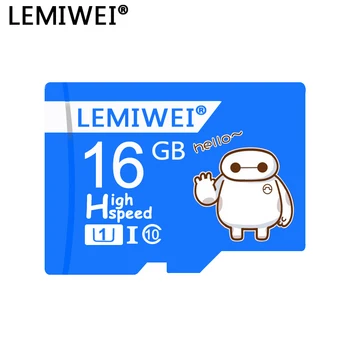 LEMIWEI Baymax de Calidad Superior TF Tarjeta de 64GB Clase 10 de la prenda Impermeable de la Tarjeta de Memoria de 32 gb de la Tarjeta Mini Para el Teléfono Tablet PC Impermeable