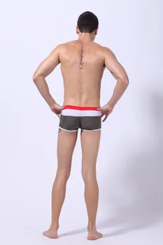 Sexy Masculina Nadar Escritos de Baja altura de los Hombres de trajes de baño de Nylon Breve Bikini de Natación para Hombre de Surf Elástica Sunga Calzoncillos