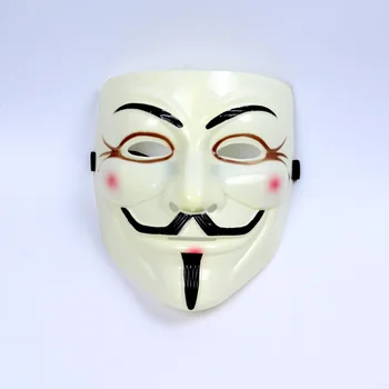 1Pcs V de Vendetta Máscara de Hombre Anónimo de Halloween Máscara de la Mascarada de la Máscara de Adulto Fiesta de Máscaras Máscara de Halloween