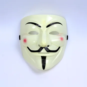 1Pcs V de Vendetta Máscara de Hombre Anónimo de Halloween Máscara de la Mascarada de la Máscara de Adulto Fiesta de Máscaras Máscara de Halloween