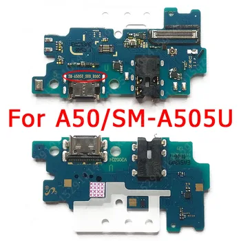 Original Flex de la Junta Para Samsung A50 puerto de carga Para Un 50 Cargador USB en la tarjeta plug PCB Conector Dock de piezas de Repuesto