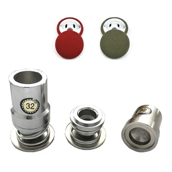（1set）10 mm-32 mm Cubierta de Tela Botón Molde de la herramienta del Remache Botones muere conjunto de Botón de molde DIY de tela de color de los botones