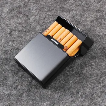 General de la aleación de Aluminio en caso de Cigarrillos (20 pcs) de Metal de Cigarrillos de la caja de Cigarrillos titular de Filtro de cigarrillo suministros