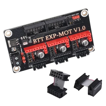 BIGTREETECH BTT EXP MOT V1.0 Controlador de Módulo de Expansión de Impressora Impresora 3D de Partes de la Junta de SKR V1.3 V1.4 Turbo TMC2208 TMC2209 UART