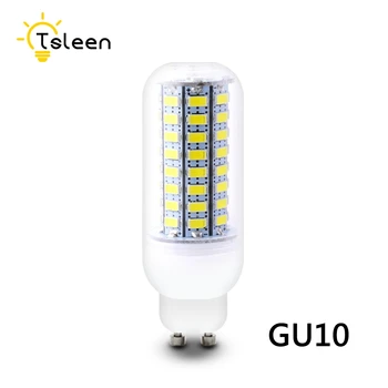 TSLEEN 10X GU10 5730SMD Bombilla LED de Maíz Lámparas Fresco Blanco Caliente de 110 a 220V 7 9 12 15 20 25 W de Bajo Consumo de energía Para el Hogar Tienda de Office