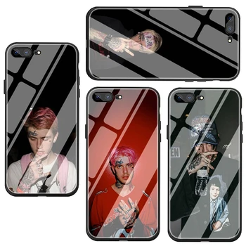 Lil Peep de Vidrio Templado de la caja del Teléfono para el iPhone 5 5S SE 2020 6 6s 7 8 plus X XR XS 11 pro Max