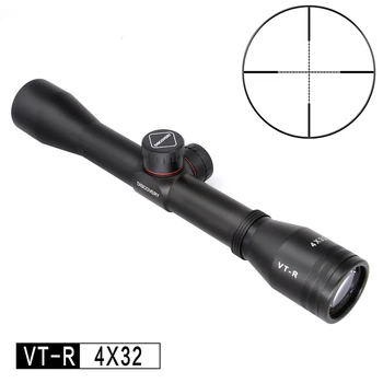 El DESCUBRIMIENTO de la Caza Riflescope VT-R 4X32 Largo Alivio del Ojo Riflescope Con conexión Montura