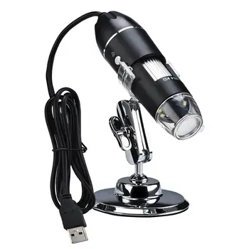 1000X Microscopios portátiles USB Electrónica Positiva del Blanco LED Digital Lupa para WIN10/8/7/XP MAC Sistema de Instrumentos de Óptica