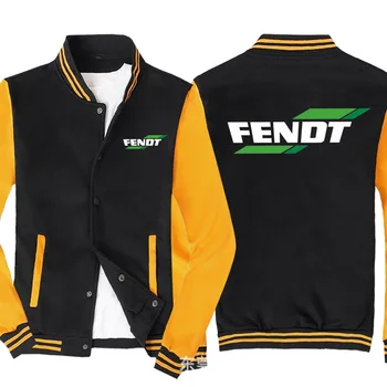 2020 de Invierno de los Hombres de la Ropa para FENDT Impreso Suelto Casual Streetwear Pullovers de Lana de Abrigo Chaquetas de Béisbol de la chaqueta
