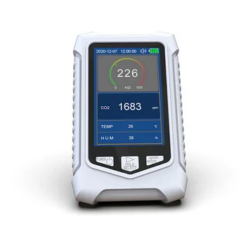 DM306C Higrómetro de Dióxido de Carbono Sensor de Calidad de 3.5 Pulgadas LCD de la Concentración de Co2 Sensor de Monitoreo de Calidad de Aire Medidor de Temperatura