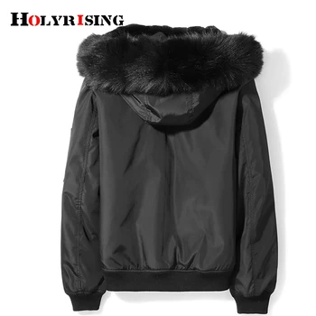 Haining abrigo de piel de los hombres Sudaderas con capucha de invierno pastel chaqueta de imitación, chaqueta de piel super caliente de los Hombres de la chaqueta y el abrigo M-4XL 19289