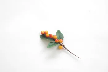 10Pcs Simulación Berry Fruta de la Rama de Plantas Artificiales Decoración para el Hogar en Falso Flores de BRICOLAJE Accesorios de Fotografía Props de Plástico Berry