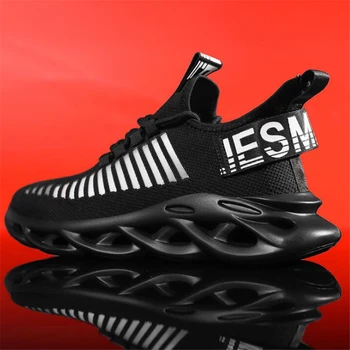Ligero Cuchilla Zapatillas para Hombres Casual Zapatos a prueba de Golpes Transpirable Masculinas de Aumento de la Altura de Caminar Zapatillas de deporte Zapatillas de Gimnasia