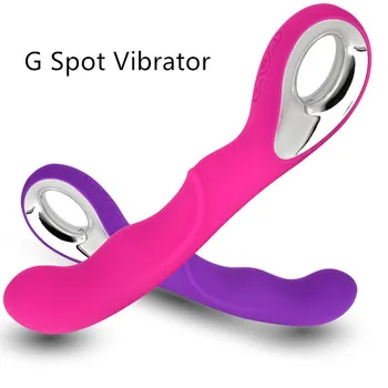 Vibrador Consolador punto G Vibrador Juguetes Sexuales Para la Mujer Vibrateur de Carga USB Varita Masajeador Vibrador Estimulador de Clítoris de 10 velocidades