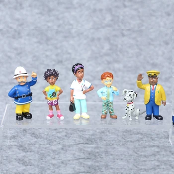 Fireman Sam dibujos animados personaje de anime de la colección de figuras de juguete de regalo