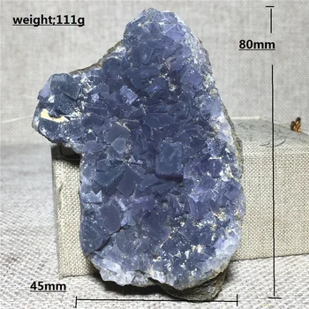 Natural de fluorita geoda de cristal de cuarzo muestra de la decoración del Hogar decoración de piedra de sanación Reiki raw de piedras preciosas