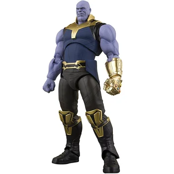 Avengers Infinity War de Hierro Araña Dr Extraño Star Señor Capitán América Thanos SHF de Juguete Figura de Acción de Modelo