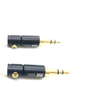 Envío gratis Haldane 8 Núcleos de Litz de la trenza de 3.5 mm a 3.5 mm Estéreo Macho Cable de Actualización de alta fidelidad de audio aux Cable
