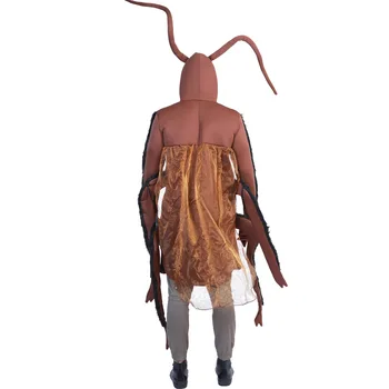 2019 Fantasia Divertido adulto cosplay de Animales, de insectos de la Navidad la fiesta de Carnaval de disfraces de Halloween para hombres Adultos Cucaracha Trajes