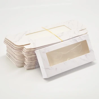 Mayorista de Pestañas Caja de Embalaje de las Pestañas Cajas Paquete Personalizado de Lavanda de la Caja de Papel de 25 mm de Faux Cils de Cosméticos de Almacenamiento en el Caso de los Vendedores