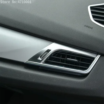 Para BMW Serie 2 F45 F46 218i-2017 de los Accesorios del Coche del ABS Cromo Lado de Aire Acondicionado de Ventilación de la Salida de Marco de Recorte