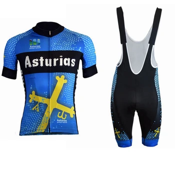 2020 asturias de verano de manga corta ciclismo ropa de secado rápido y transpirable hombres al aire libre de ropa deportiva de la carretera casual ciclismo