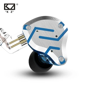 KZ ZS10 PRO 4BA+1DD KZ Híbrido auriculares auriculares HIFI Auriculares En el Oído de Monitor de Auriculares Auriculares para KZ AS10 ZS10 ZSN PRO