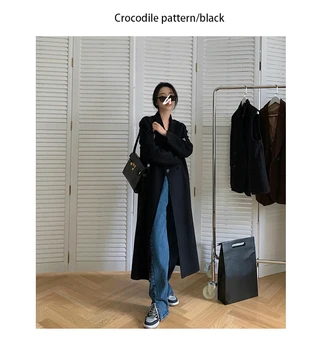 Bolsas de 2021 otoño y el invierno de nueva francés bolsa de palo de tendencia de la moda de un solo hombro bolsa de mensajero de cocodrilo patrón de cuero bolso de mano