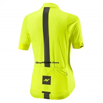 La mujer Morvelo fluo amarillo Ciclismo Camiseta de Manga corta de Señora Ligero Deporte, Montar en Bicicleta, Bicicleta Ciclismo Jersey Ropa