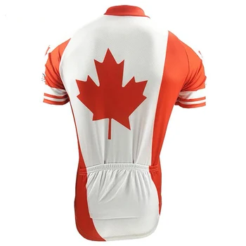 Canadá Jersey de Ciclismo de manga corta camiseta de ciclismo bicicleta Bicicleta Ropa Ropa de Moto Jersey Maillo Ropa Ciclismo