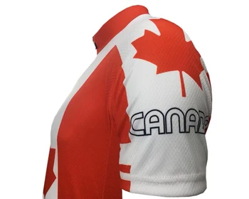 Canadá Jersey de Ciclismo de manga corta camiseta de ciclismo bicicleta Bicicleta Ropa Ropa de Moto Jersey Maillo Ropa Ciclismo