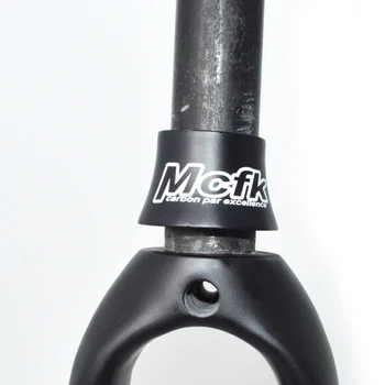 MCFK de fibra de carbono bicicleta de carretera auricular de carbono mtb bicicleta de piezas de bicicleta de conjunto de la horquilla recipiente cónico cónico arandela de 1 1/8