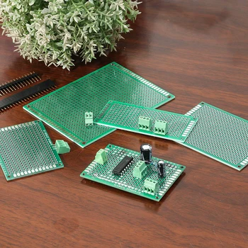 40PCs PCB de Doble cara de creación de Prototipos Pcb Placas de Circuitos Kit, 5 Tamaño Universal untraced perforada de tarjetas de circuitos impresos