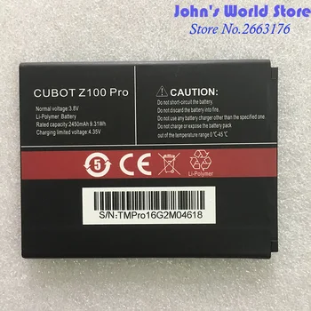 CUBOT Z100 & Z100 PRO Original de la Batería de Alta Calidad 2450mAh Li-ion Batería de Repuesto para CUBOT Z100 & Z100 PRO Smartphone