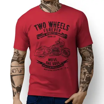 2019 Nuevos Hombres de la Camiseta de envío Americano Clásico de la Motocicleta CVO Street Glide inspirado Motocicleta Fan Art camisetas camiseta