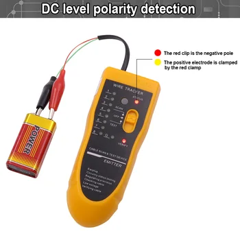 LAN Red de Cable Tester Diagnosticar el Tono de Cat5 Cat6 RJ45 UTP STP Línea Buscador de Teléfono RJ11 Cable de Teléfono Tracker Trazador