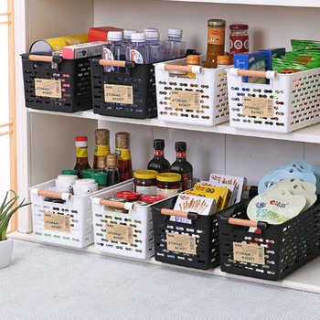 Canastilla de Plástico Multi-funcional Verduras Frutas Racks de Almacenaje en el Refrigerador de la Cocina Dormitorio Artículos de Aperitivos Organizador